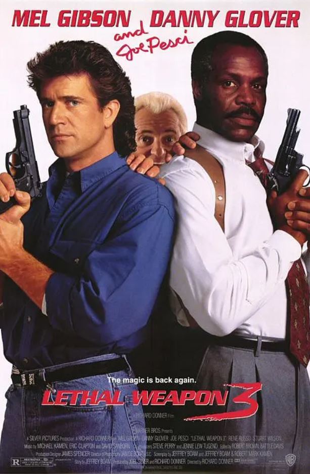 1992年美国经典动作犯罪片《致命武器3》BD国英双语中英双字
