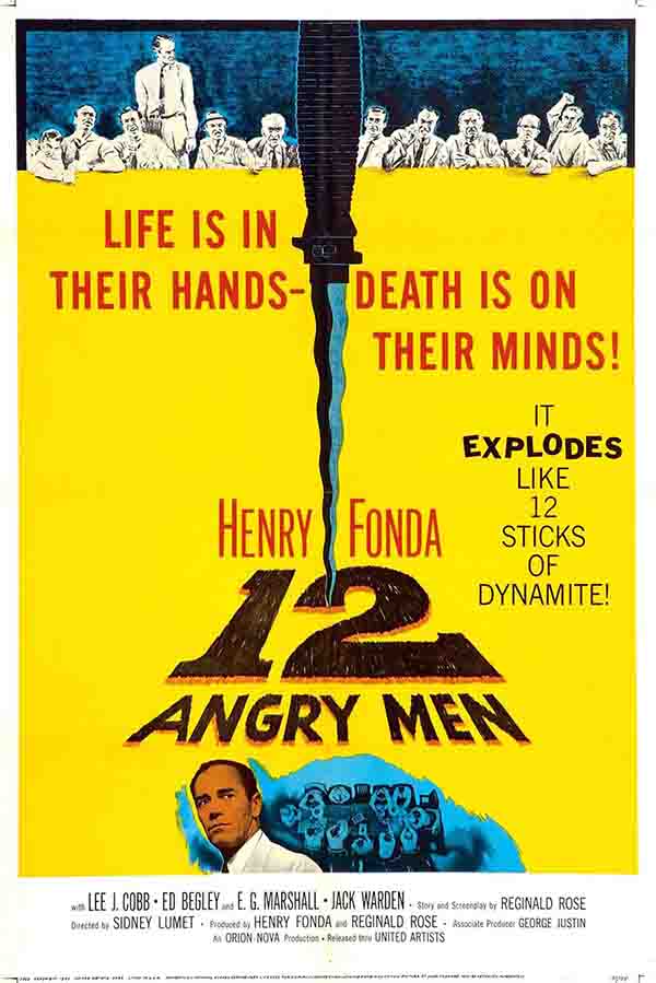 1957年美国9.4分剧情片《十二怒汉》4K修复版