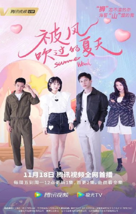 2022年刘思辰,王冠逸电视剧《被风吹过的夏天》全24集