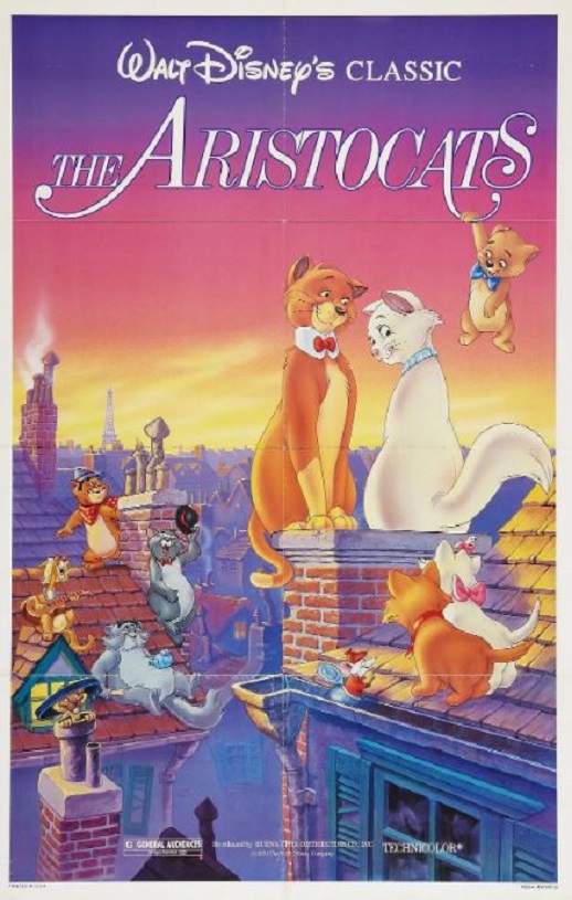 1970年美国8.5分动画片《猫儿历险记》蓝光国粤英3语双字