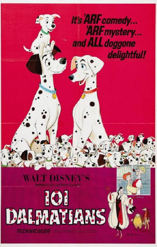 1961年美国8.5分动画片《101忠狗》蓝光国英双语双字
