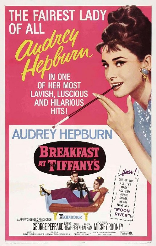 1961年美国8.1分喜剧爱情片《蒂凡尼的早餐》蓝光双语双字